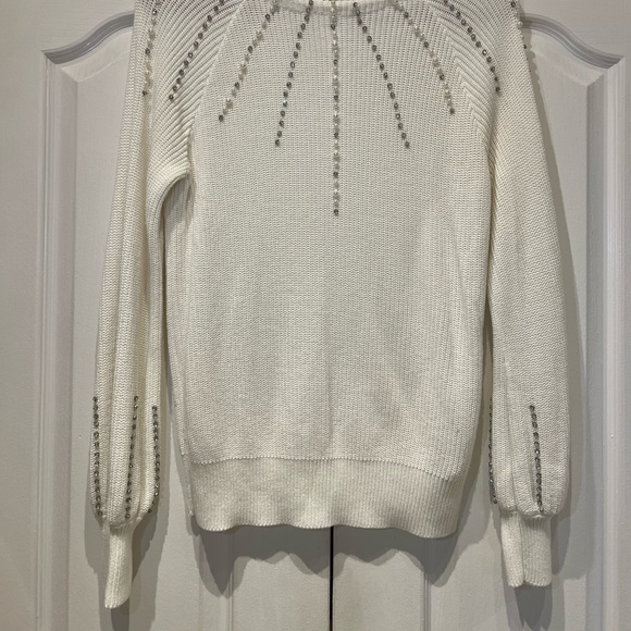 Laura Pearl & Rhinestone Detail Sweater - Picture 11 of 13